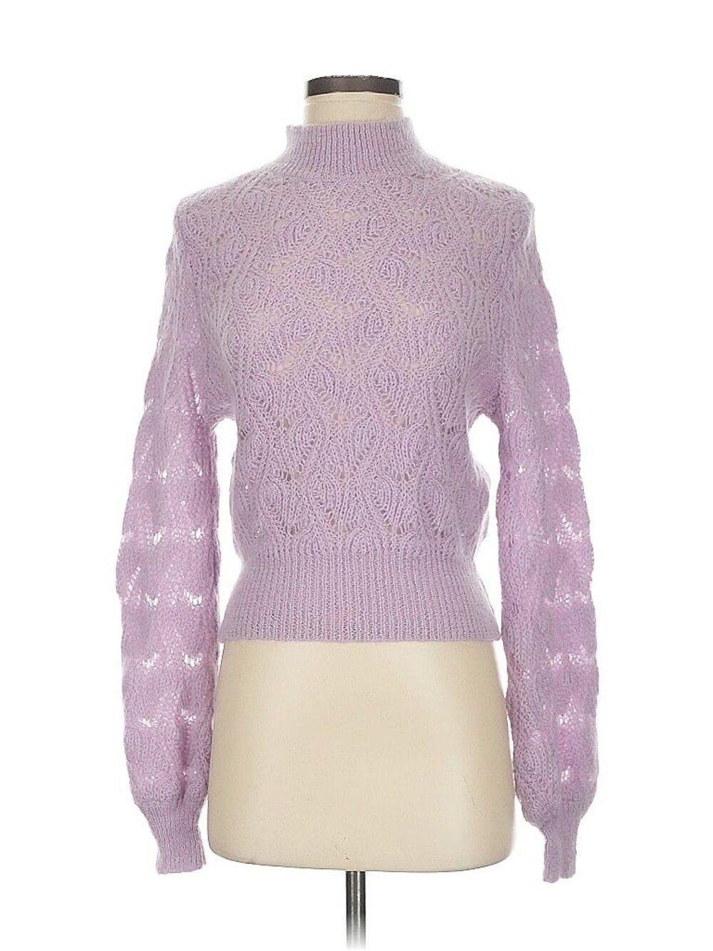 Astr The Label Turtleneck Sweater | Light Purple